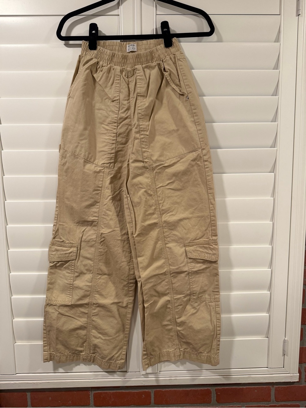 Cotton On Beige Cargo Jumpsuit Pants